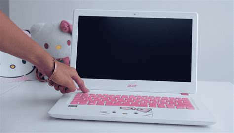 hello kitty laptop acer|Acer Aspire V3 Hello Kitty hands.